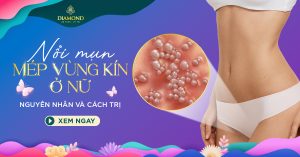 Hình ảnh nổi mụn ở mép vùng kín nữ